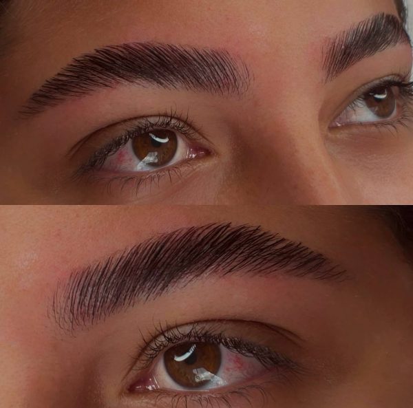 عکس اصلاح و قرینه سازی ابرو 1