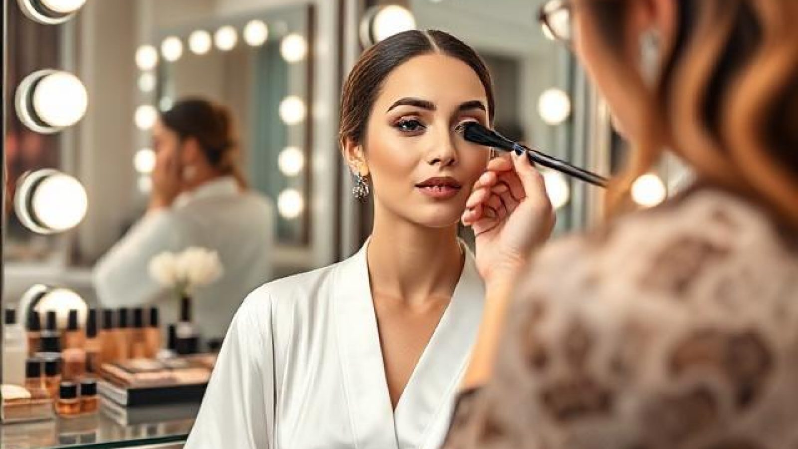 سالن ندا خدمات میکاپ عروس حرفه ای در غرب تهران صادقیه